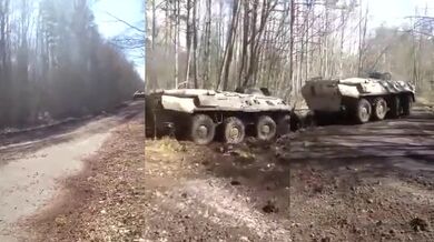 Drift s obrněným vozidlem