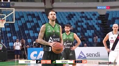 Povedený závěr basketbalového zápasu