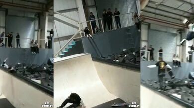 Nebezpečný skateboardista