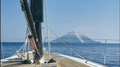 Erupce sopky Stromboli