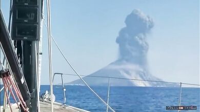 Erupce sopky Stromboli