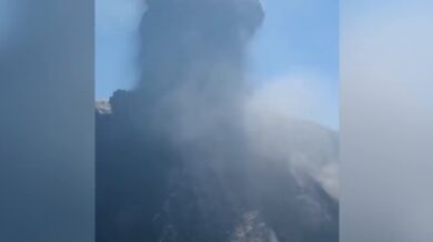 Erupce sopky Stromboli