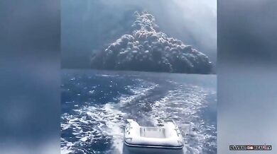 Erupce sopky Stromboli