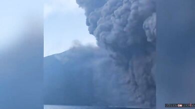 Erupce sopky Stromboli