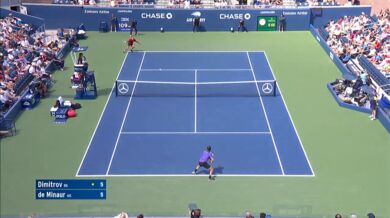 Pěkná výměna na US Open