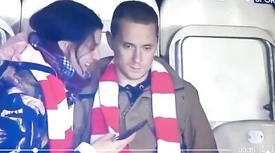 S přítelkyní na fotbale