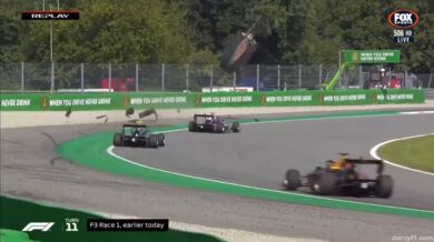 Děsivá nehoda Alexe Peroniho