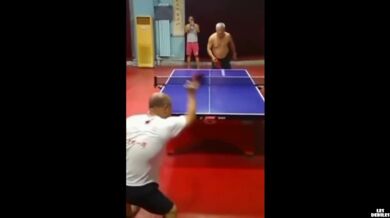 Povedená výměna v ping-pongu