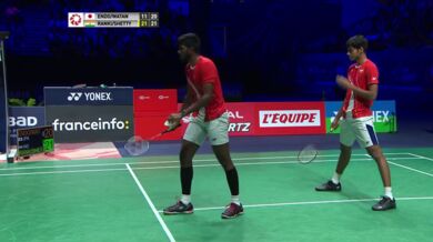 Povedená výměna v badmintonu