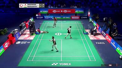 Povedená výměna v badmintonu