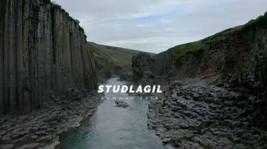 Čedičový kaňon Stuðlagil