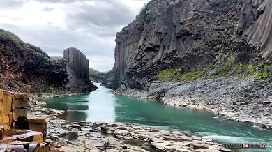 Čedičový kaňon Stuðlagil