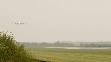 Přistání Airbusu A380