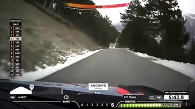 Nehoda na rally Monte Carlo