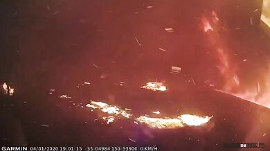 Příchod lesního požáru